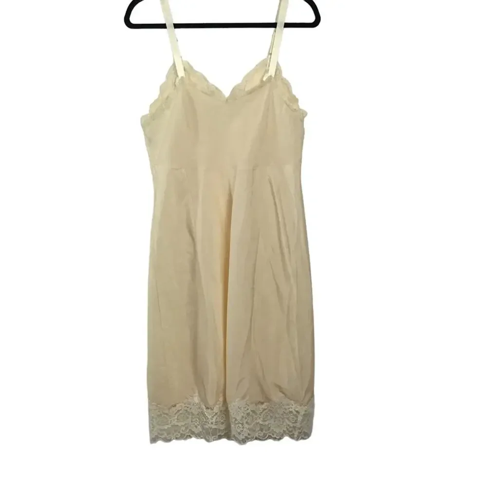Vintage‎ wonder maid full slip M cream - Picture 2 of 8